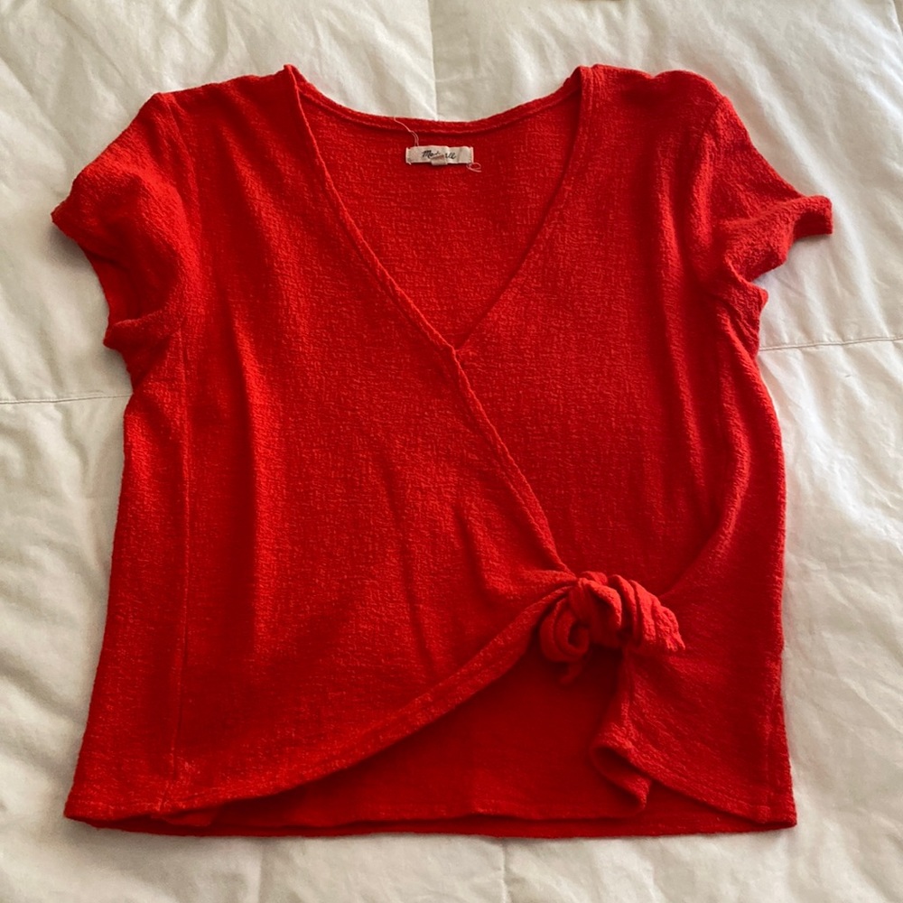Madewell wrap top